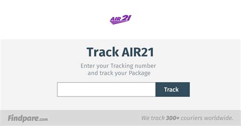 AIR21 Shipment Tracking .